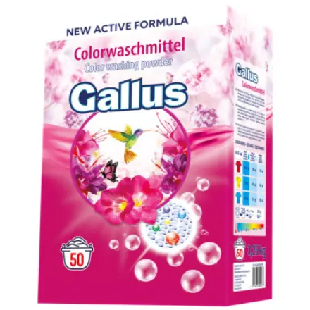 EUDUco Group Gallus prací prášek, 50 dávek, color, 3,25 kg