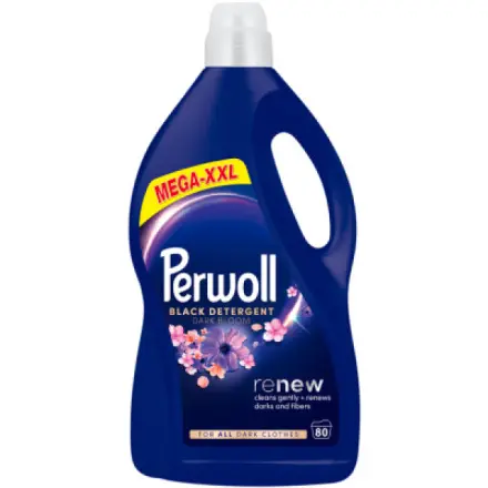 Henkel Perwoll prací gel Mega XXL Renew Dark Bloom 80 praní, 4000 ml