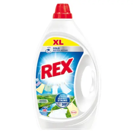Reckitt Benckiser REX prací gel Amazonia Freshness 55 praní, 2,475L