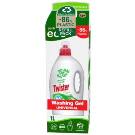 Twister Power Care Universal - prací gel - 17 dávek