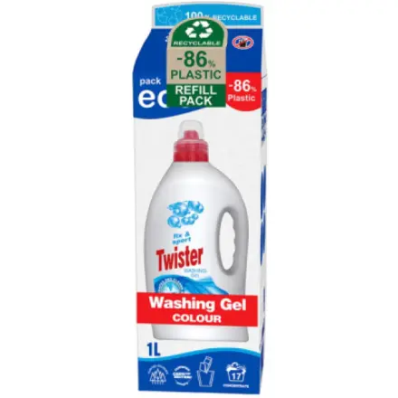 Twister Fix & Sport Colour - prací gel - 17 dávek