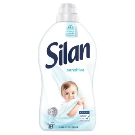 Henkel Silan aviváž Sensitive & Baby 64 praní 1408 ml