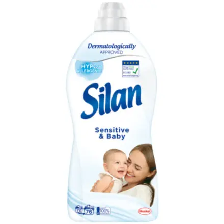 Henkel Silan aviváž Sensitive & Baby 76 praní, 1672 ml