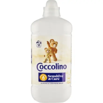 Unilever Coccolino aviváž Sensitive Pure Alm & Cash, 51 praní, 1,275 l