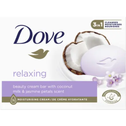 Dove mýdlo 90g - Relaxing (Coconut milk)
