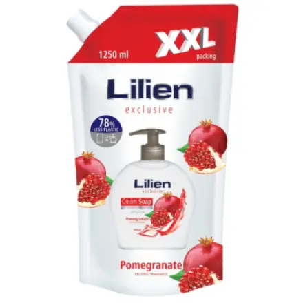 Lilien - tekuté mýdlo - Pomegranate, náhradní náplň, 1,25 l
