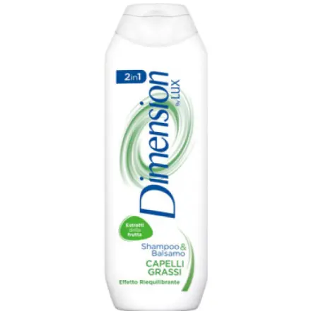 Unilever Dimension by LUX 2v1 šampón a balzám na mastné vlasy, 250 ml