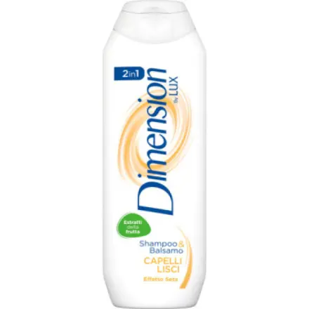Unilever Dimension by LUX 2v1 šampón a balzám na rovné vlasy, 250 ml