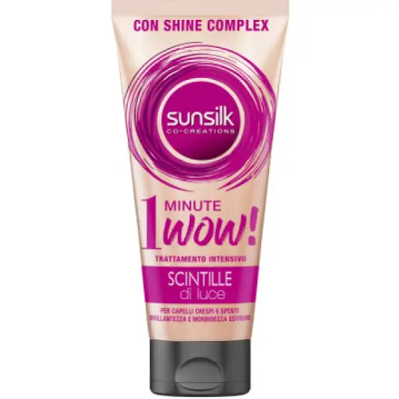 Unilever Sunsilk maska pro lesklé vlasy Scintille Di Luce 1 Minute Wow, 180 ml