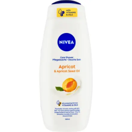 Beiersdorf Nivea Apricot & Apricot Seed Oil Pečující sprchový gel, 500 ml