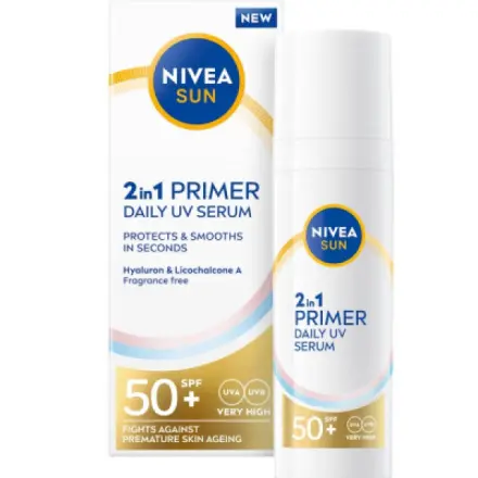 Nivea Pleťové sérum 2v1 SPF 50+ (Daily UV Serum) 30 ml