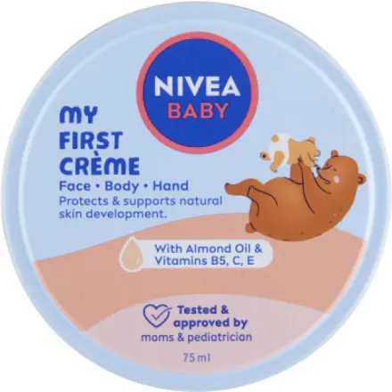 NIVEA Baby krém 75ml na obličej, tělo cestovní balení