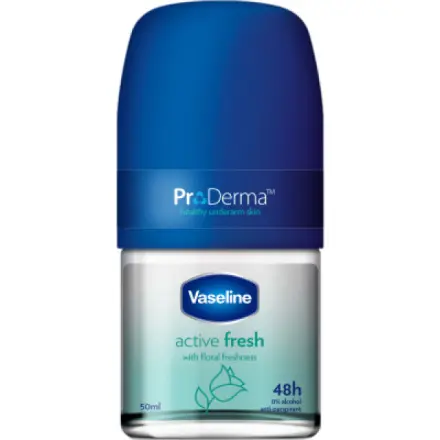 Vaseline Active Fresh - kuličkový antiperspirant - 50 ml