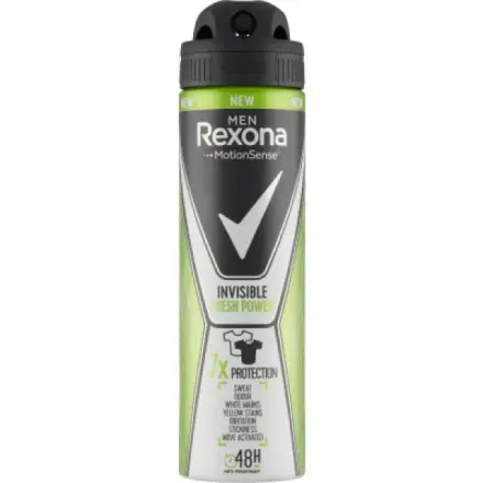 Rexona DEO Muži 150ml Invisible B&W Fresh Power