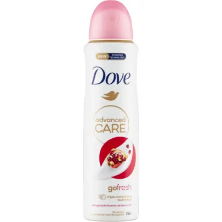 Unilever Dove Advanced Care Granátové jablko antiperpirant ve spreji 150 ml deospray
