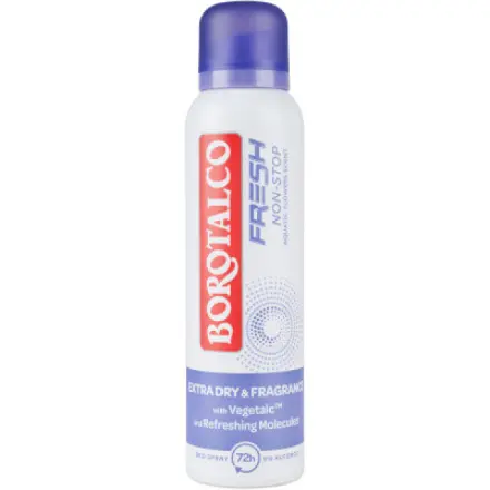 Borotalco Antiperspirant sprej Fresh Non-Stop Aquatic Flowers 150 ml
