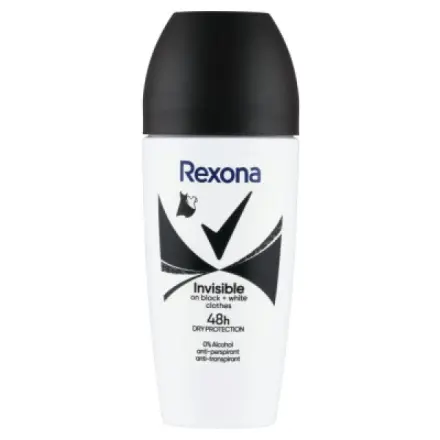 Unilever Rexona Invisible Black & White kuličkový antiperspirant 50ml, roll-on