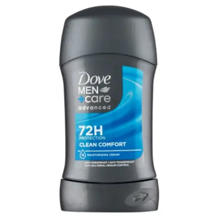 Unilever Dove Men+Care Clean Comfort tuhý antiperspirant pro muže 50ml, deostick