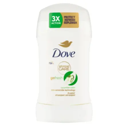 Unilever Dove tuhý antiperspirant Advanced Care Cucumber&Green Tea 50ml, deostick