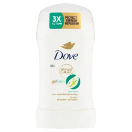 Unilever Dove tuhý antiperspirant Advanced Care Pear & Aloe Vera 50ml, deostick