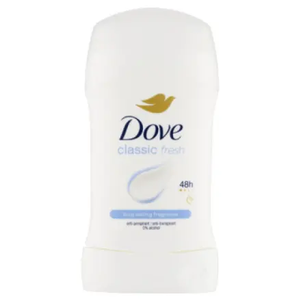 Unilever Dove tuhý antiperspirant Classic Fresh 50ml, deostick