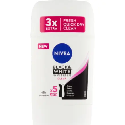 NIVEA DEO Stick 50ML INVISIBLE CLEAR