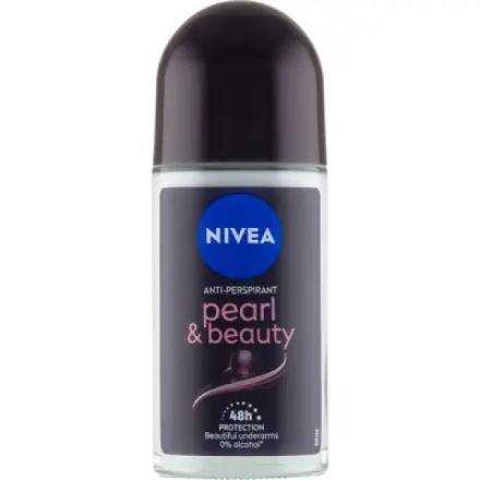 Beiersdorf Nivea Pearl & Beauty Black kuličkový antiperspirant, 50 ml roll-on