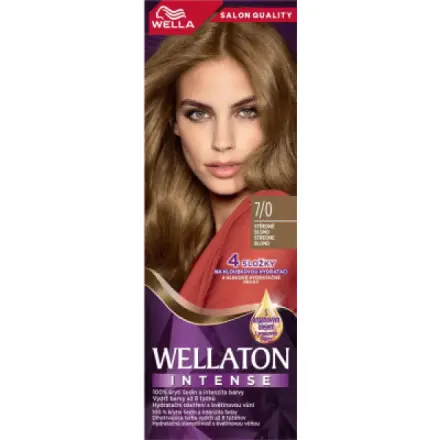 Wella Krémová barva na vlasy Wellaton 7/0 Střední blond