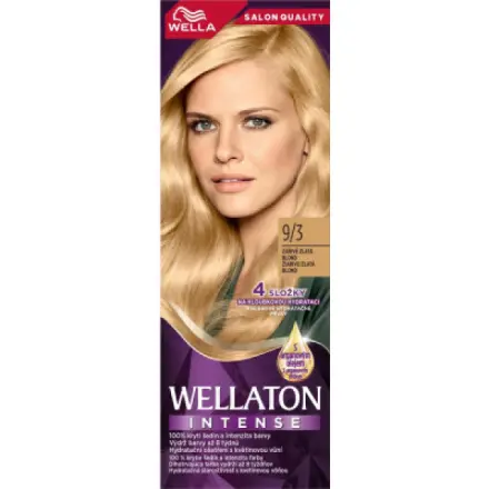 Wella Krémová barva na vlasy Wellaton 9/3 Zlatý blond