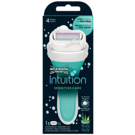 Wilkinson Sword Wilkinson Intuition Sensitive Care strojek + 1 náhradní hlavice