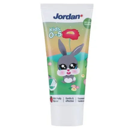 Jordan Kids zubní pasta pro děti, ve věku 0-5 let, 50 ml