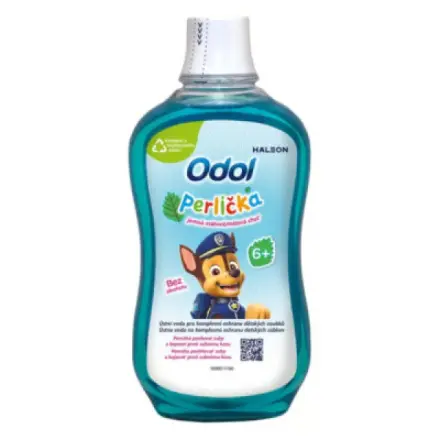 Odol Ústní voda pro děti s jemnou mátovou příchutí Perlička 300 ml