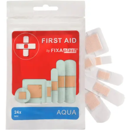 FIXAplast FIRST AID Aqua náplast mix 24ks