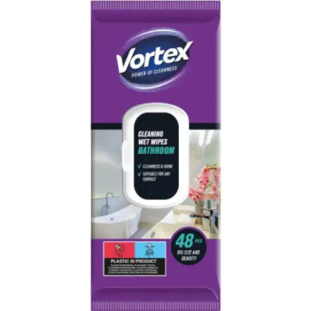 ALUFIX - Čistící ubrousky do koupelny 48ks Vortex