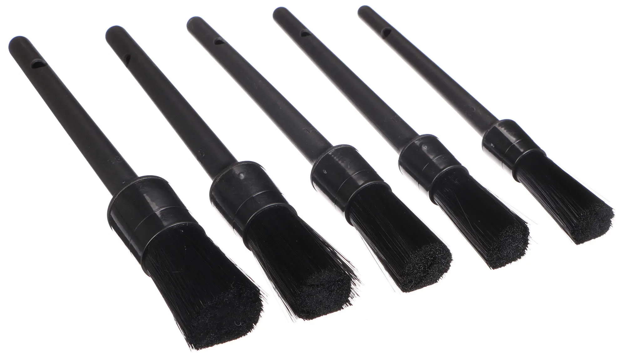 Sixtol Sada tvrdých precizních štětců pro čištění auta CAR DETAILING BRUSH 5 HARD, 5ks