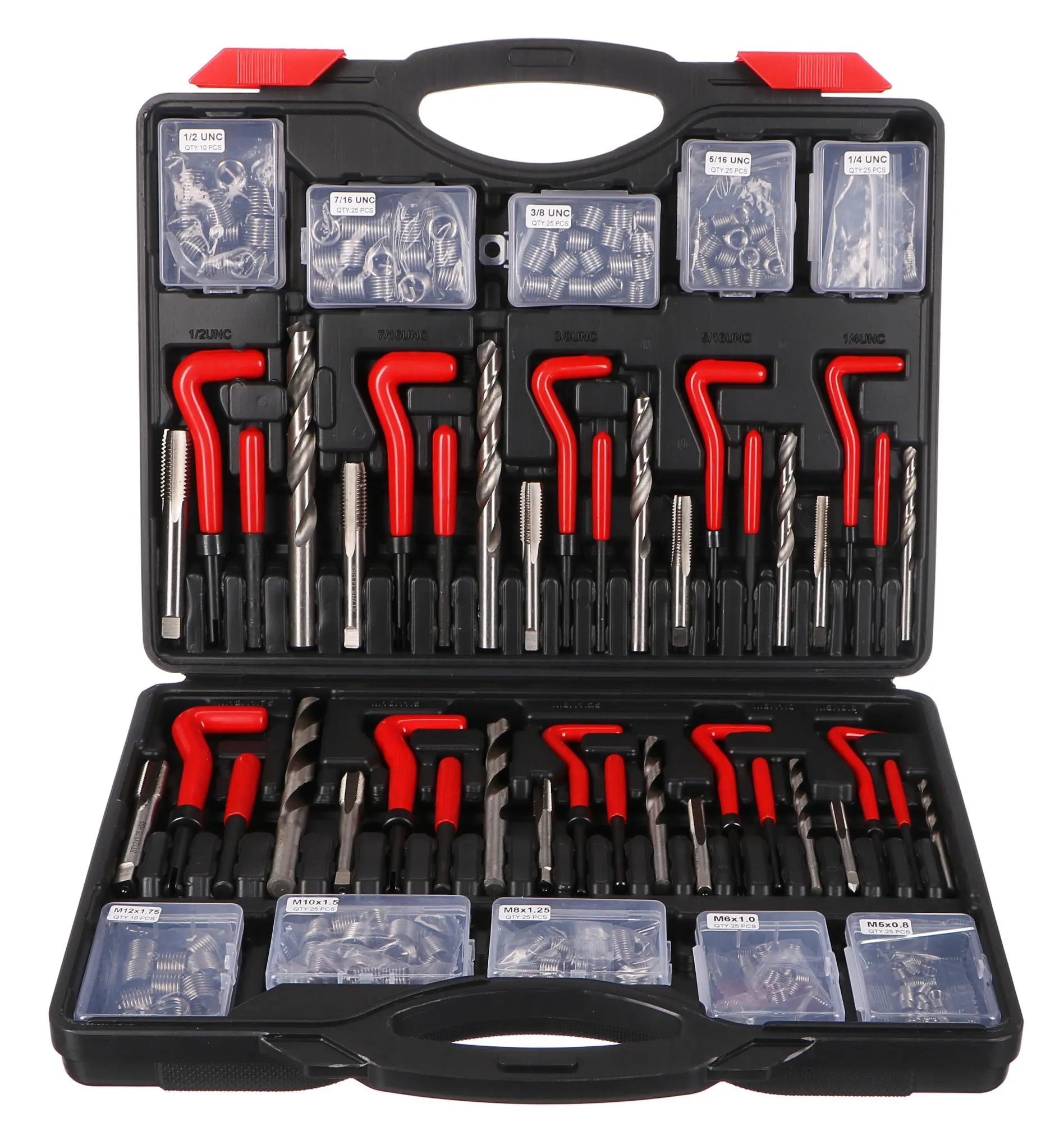 Sixtol Sada na opravu závitů MECHANIC THREAD SET 261, M5 - M12, 1/4UNC-1/2UNC, 261ks