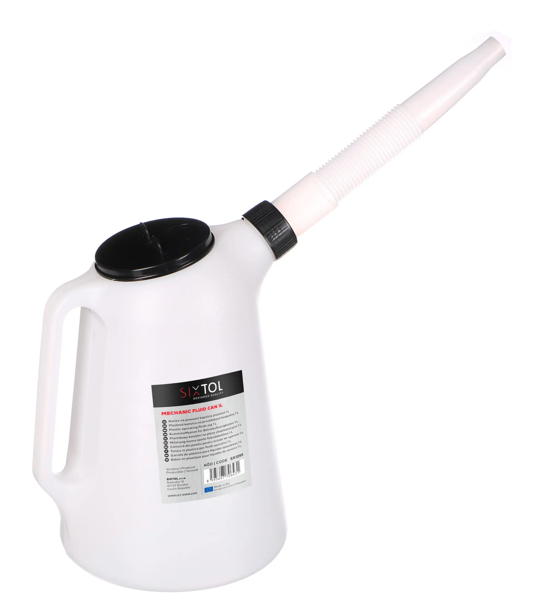 Sixtol Konev na provozní kapaliny plastová MECHANIC FLUID CAN 1L