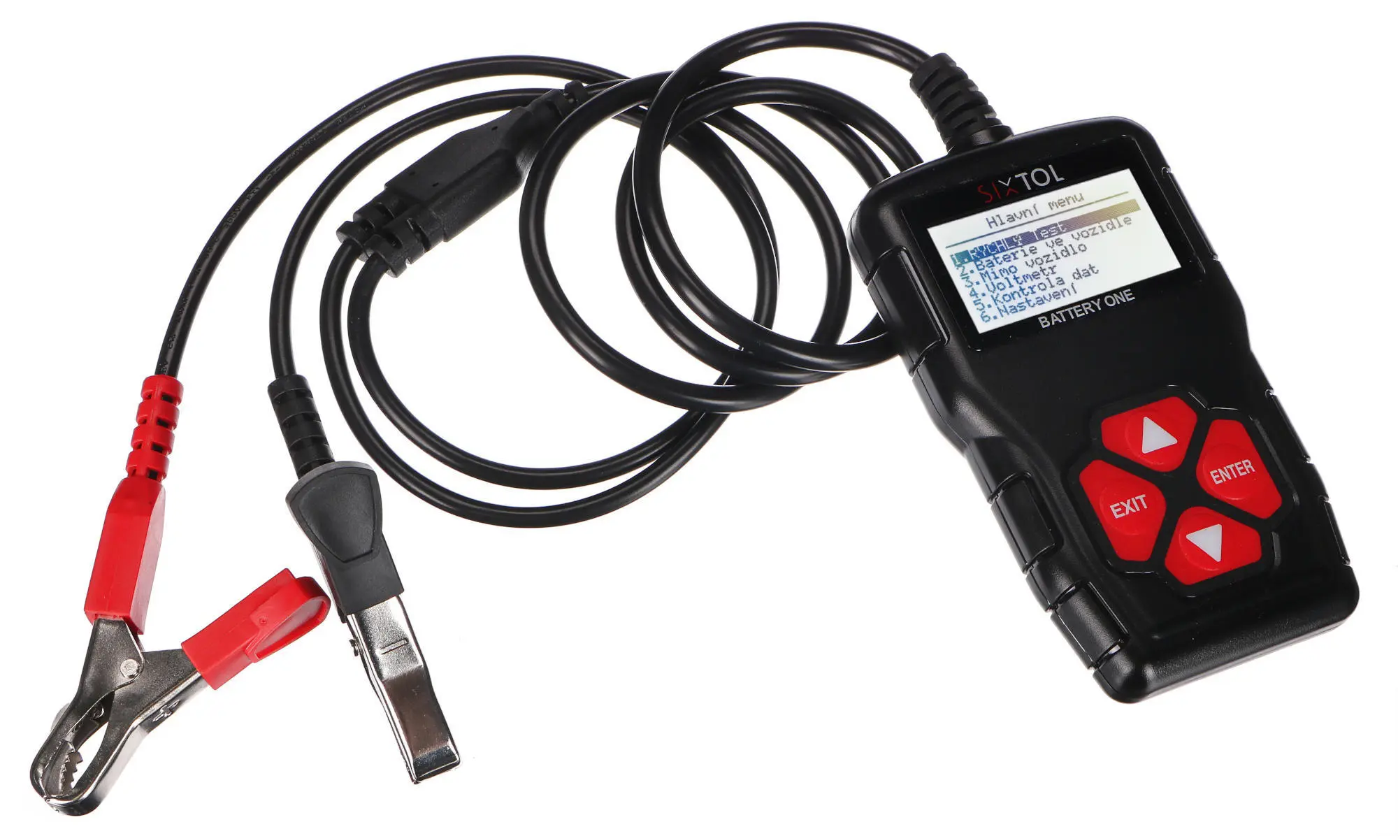 Sixtol Digitální tester autobaterie BATTERY ONE v CZ/SK/EN/PL/ES