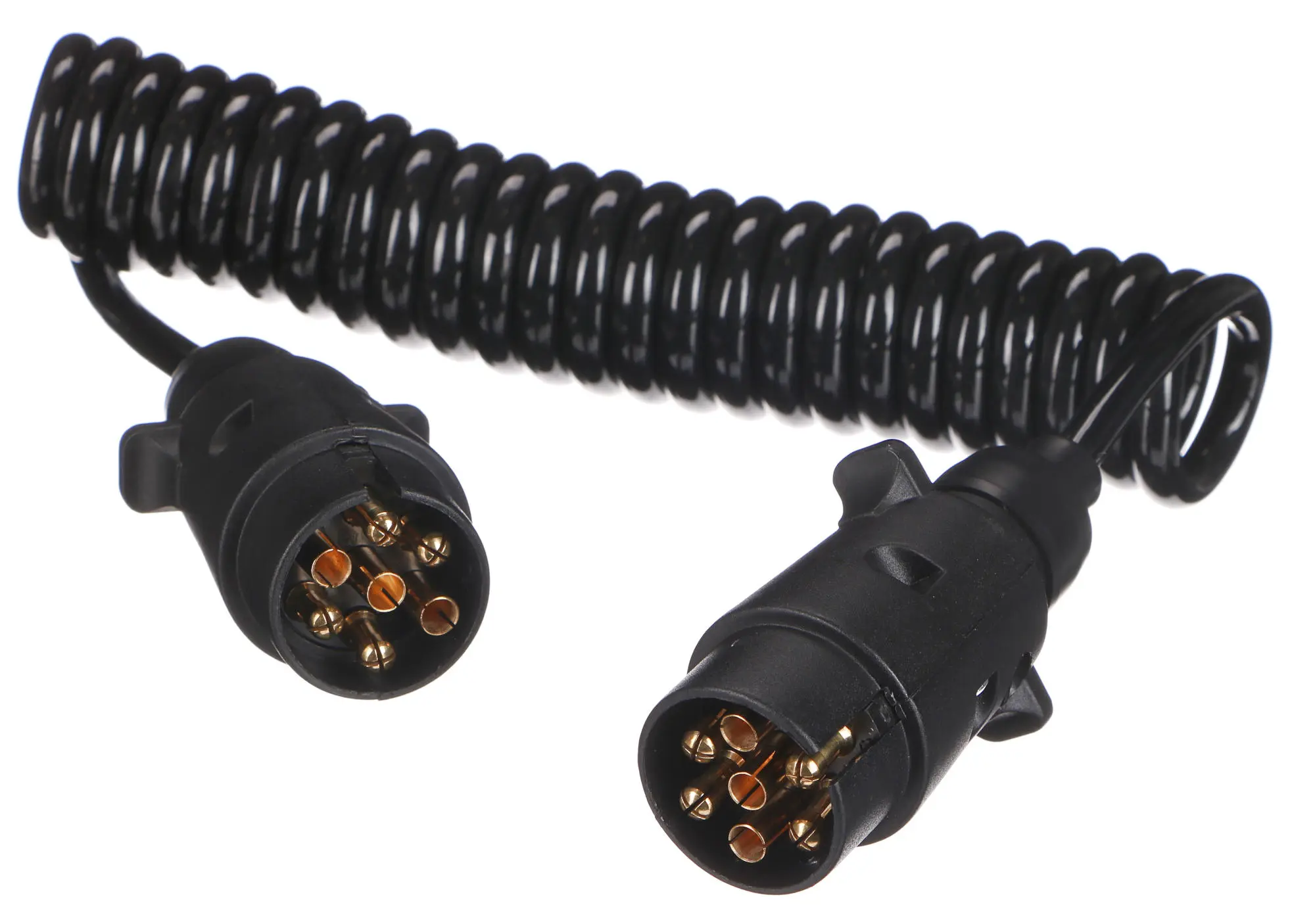 Sixtol Propojovací spirálový kabel zástrčky tažného zařízení TRAILER CABLE 3, 7-7pin, 3m
