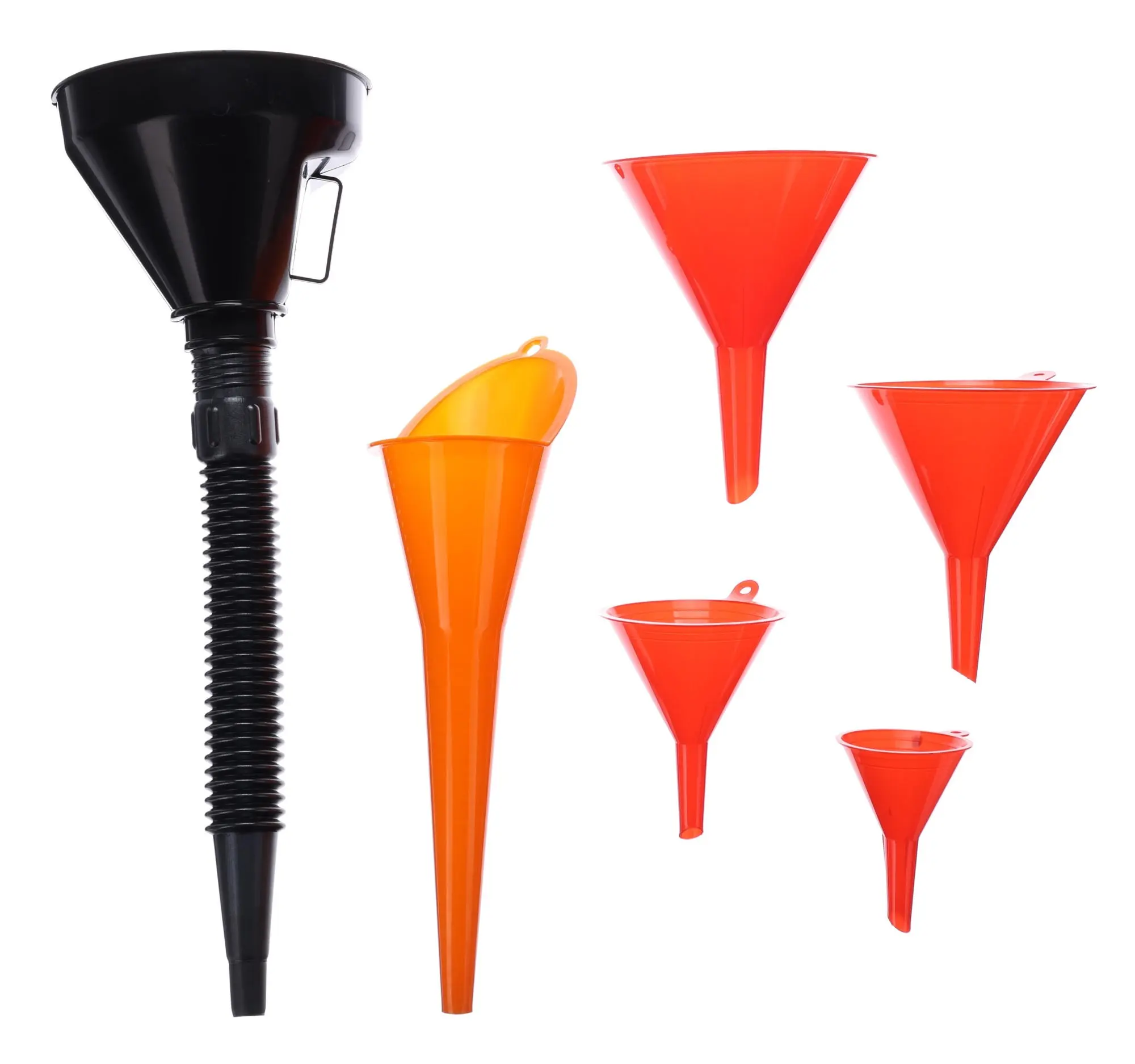 Sixtol Sada trychtýřů na dolévání kapalin MECHANIC FUNNEL SET 2, 6 ks