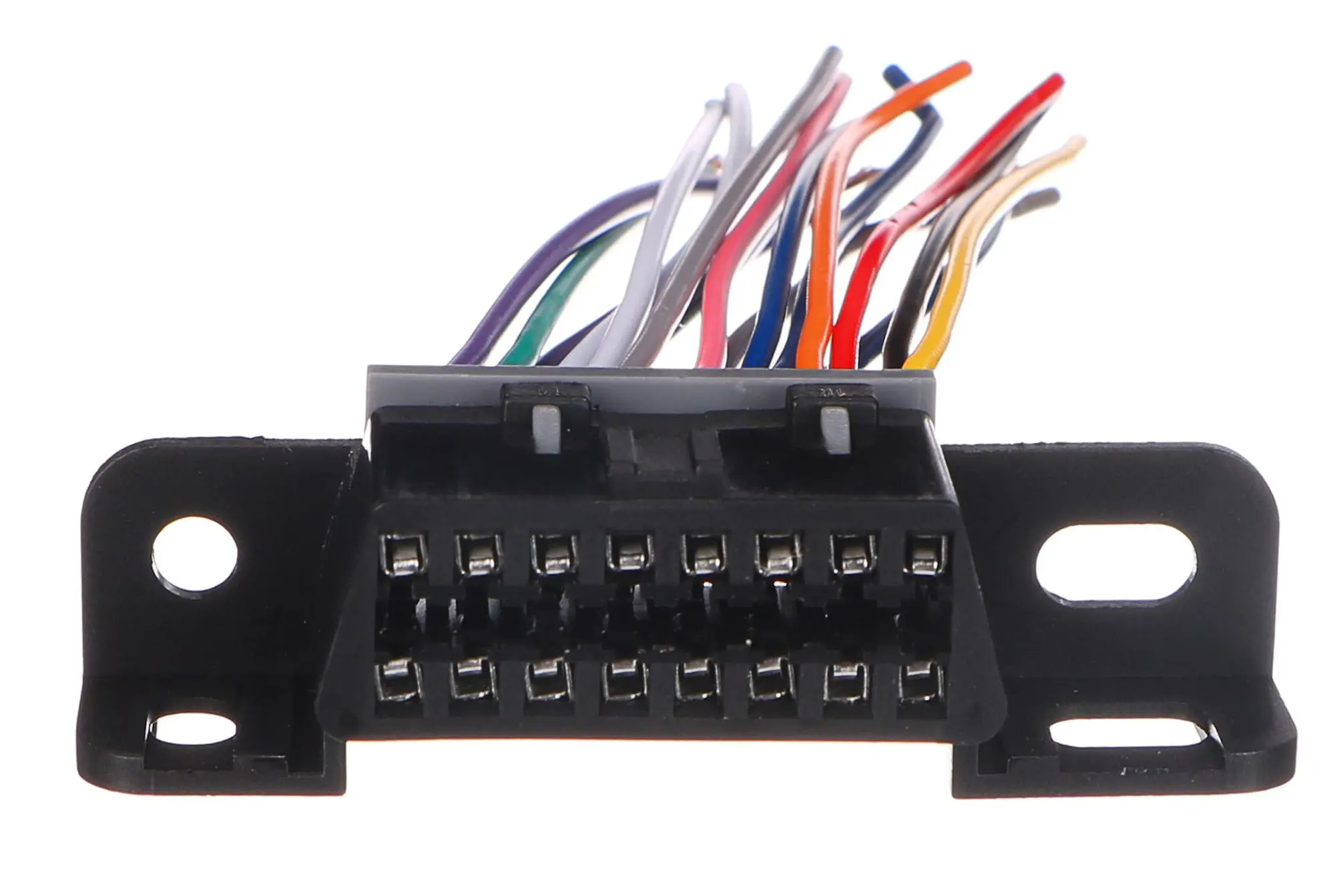Zásuvka OBD2 s 16 piny, s 9 cm propojovacími kabely - SIXTOL