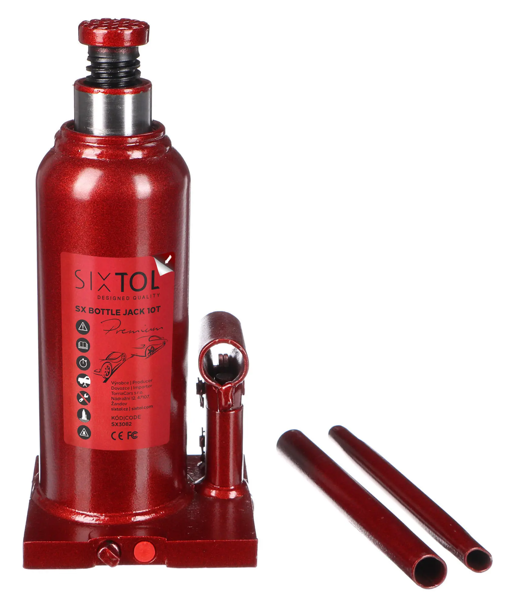 Sixtol Hydraulický zvedák panenka SX BOTTLE JACK PREMIUM 10T