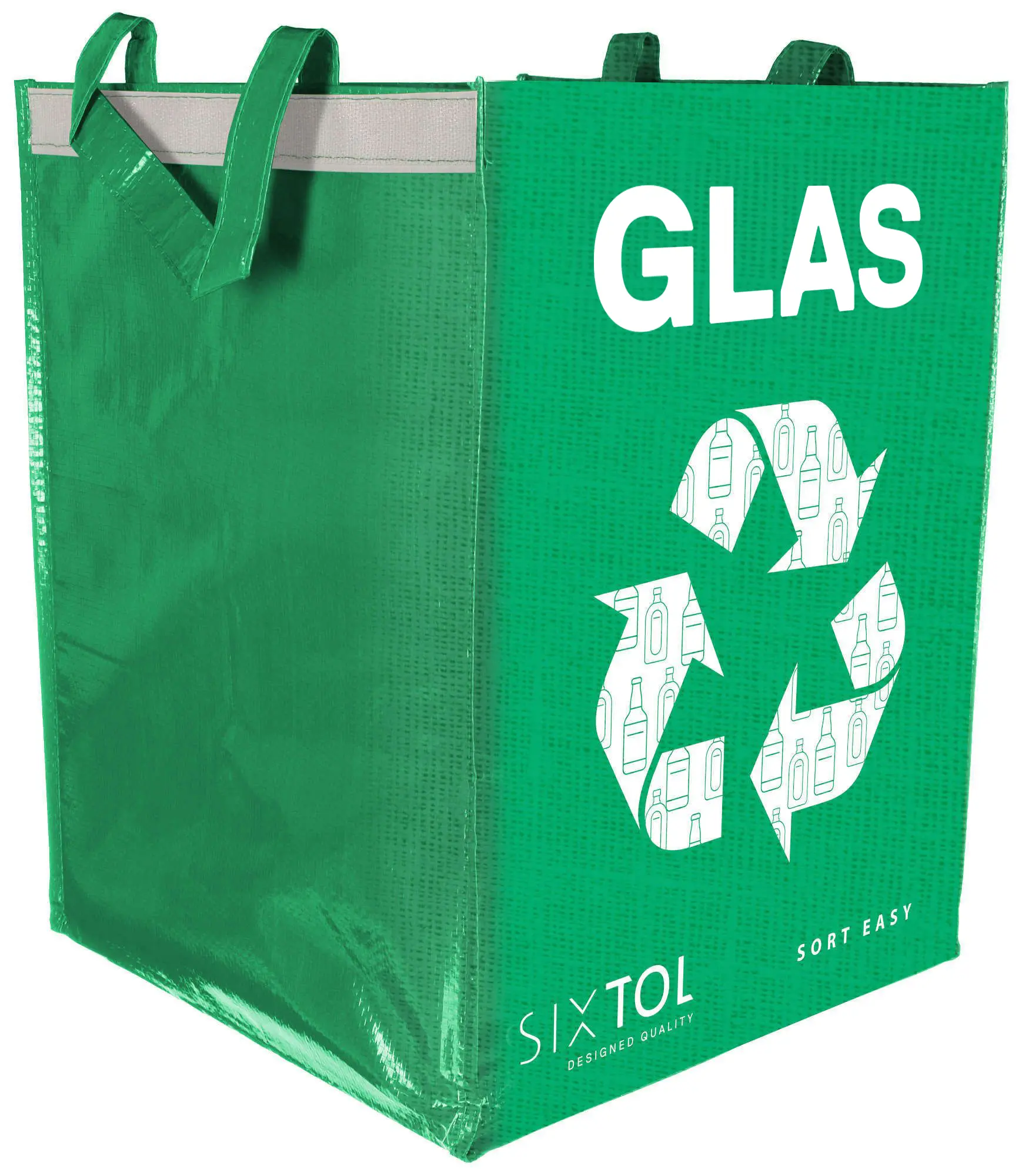 Sixtol Taška na tříděný odpad SORT EASY GLAS DE, 30x30x40cm, 36l