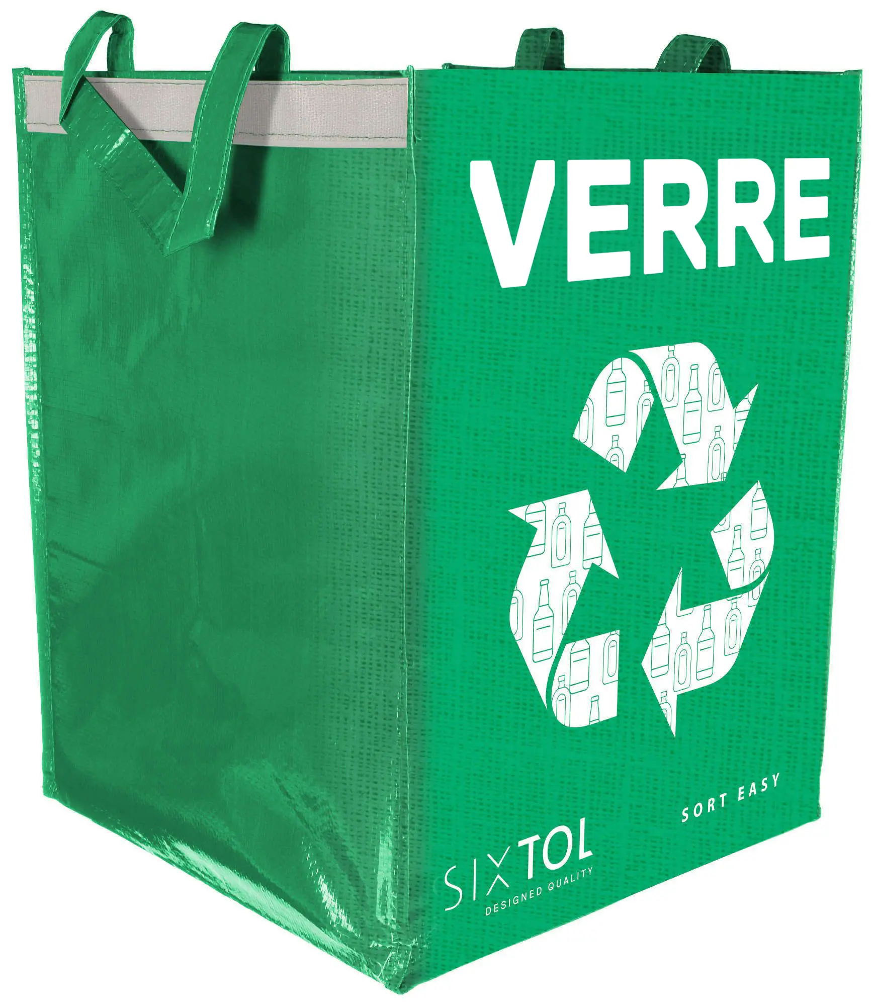 Sixtol Taška na tříděný odpad SORT EASY VERRE FR, 30x30x40cm, 36l