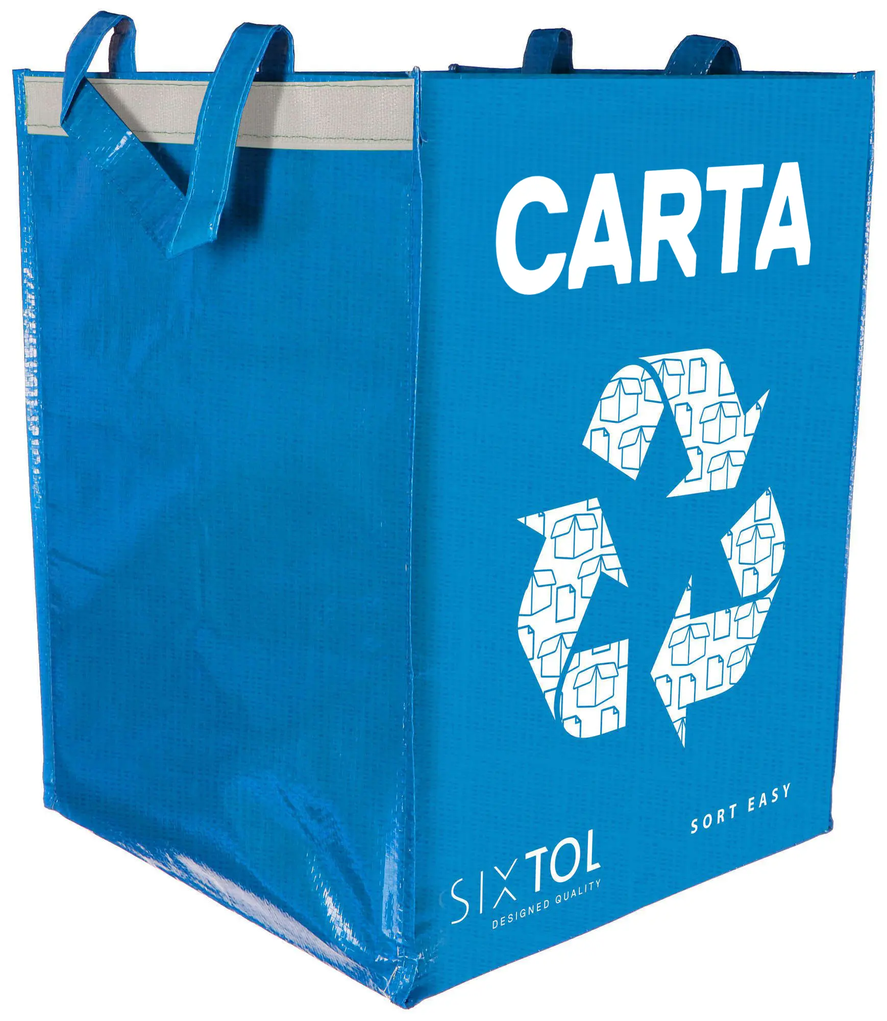 Sixtol Taška na tříděný odpad SORT EASY CARTA IT, 30x30x40cm, 36l