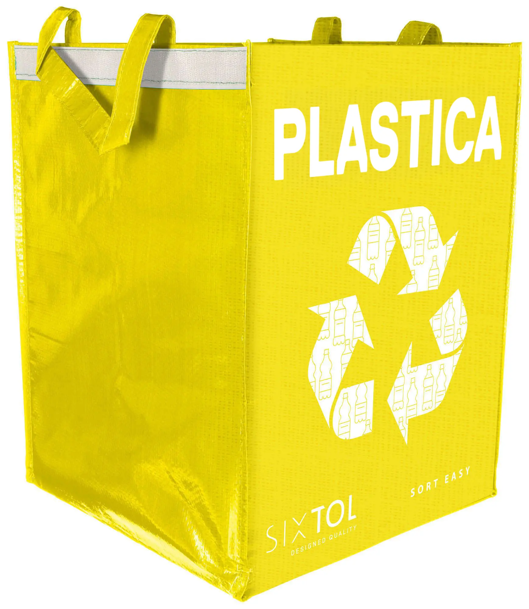Sixtol Taška na tříděný odpad SORT EASY PLASTICA IT, 30x30x40cm, 36l