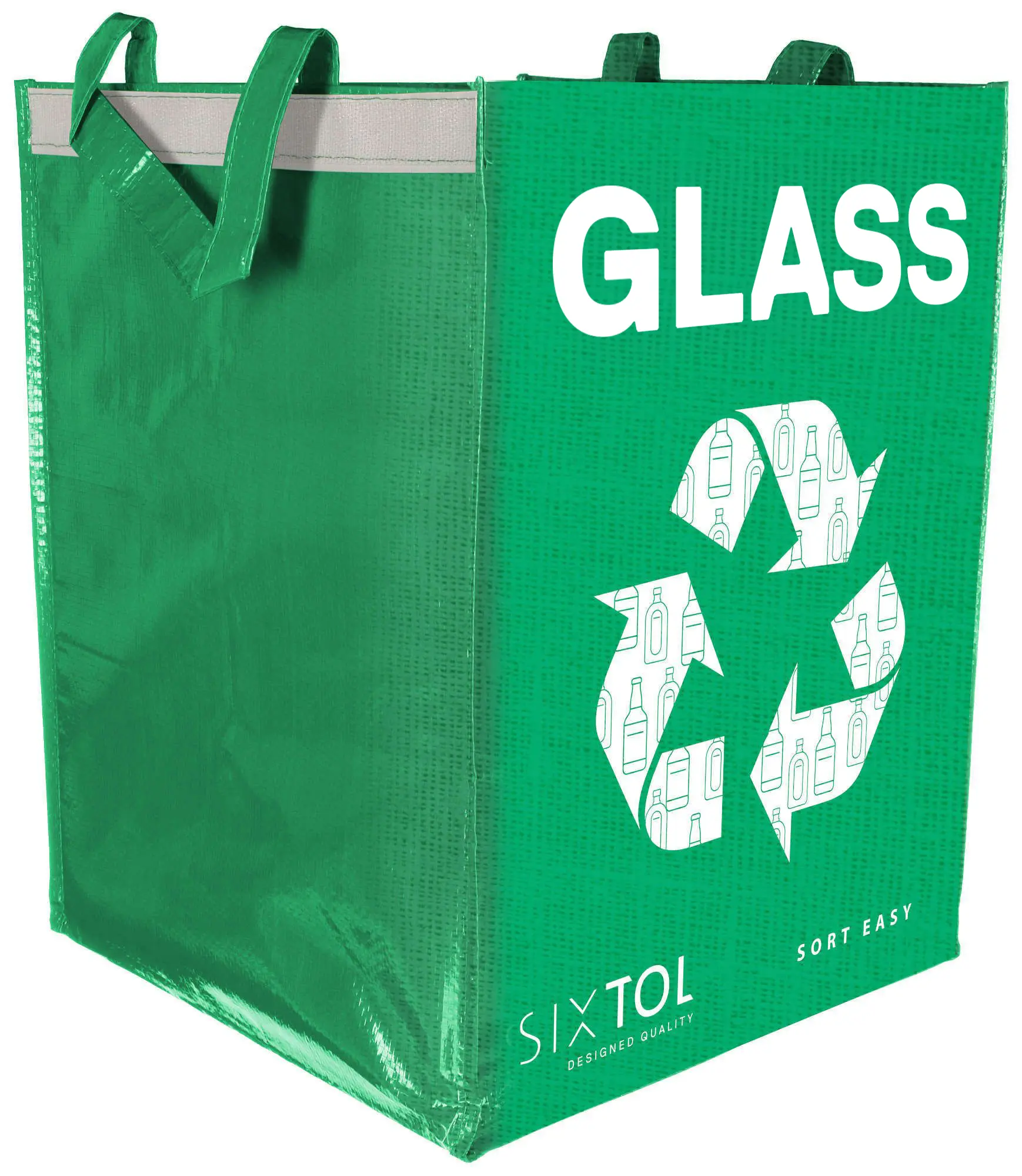 Sixtol Taška na tříděný odpad SORT EASY GLASS EN, 30x30x40cm, 36l