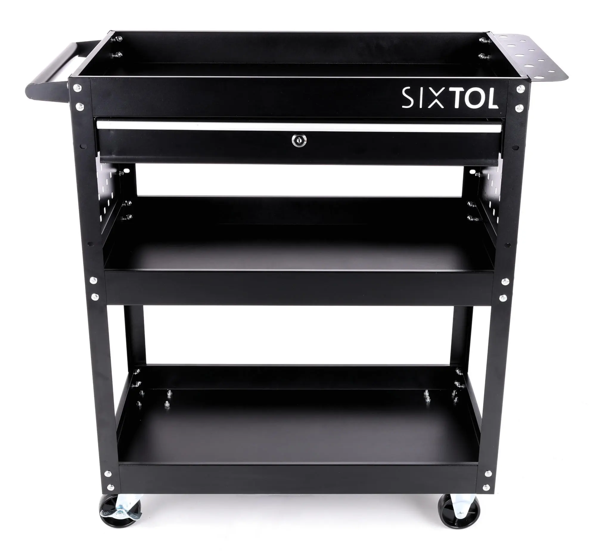 Sixtol Dílenský vozík na nářadí MECHANIC TROLLEY ROGER DRAWER, 3 police + 1 šuplík