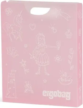Ergobag Plastové desky Princess Pink