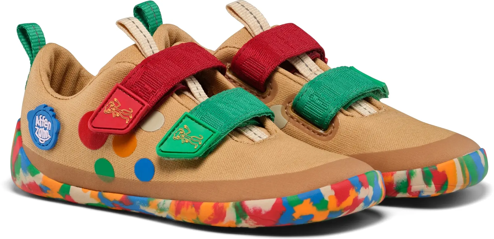 Dětské barefoot boty Affenzahn Sneaker Cotton Happy - AFF 10 let 35